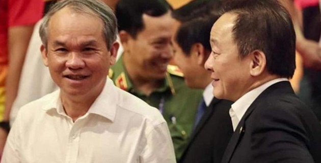 Mối quan hệ giữa bầu Hiển và bầu Đức không mấy thân thiện.