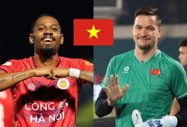 Quang Vinh và Nguyễn Filip cùng lên tuyển.